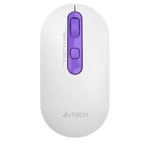 Мышь A4Tech Fstyler FG20 Tulip (белый/фиолетовый)